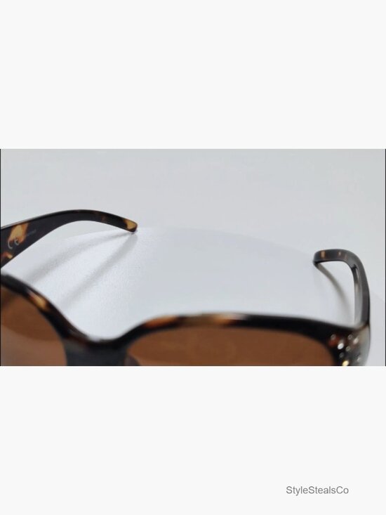 Polarized Wrap Around Sunglasses Rhinestone Bling UV400 Protection 2 Pair main image 7